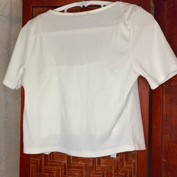 MIXED THREADS White Cardigan w/ attached Tank Top - Picture 7 of 9